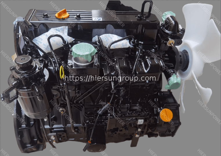 Двигатель Yanmar 4TNE98 43 КВт При 2500 Об/мин используется в погрузчиках